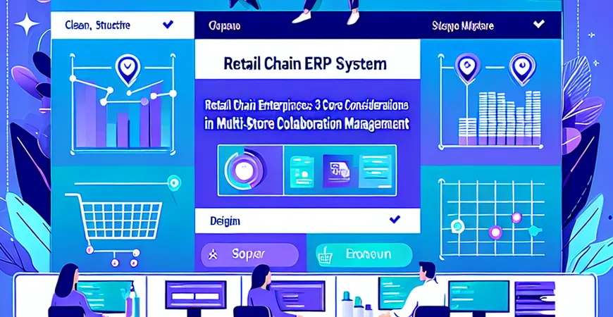 零售连锁企业选 ERP 系统：多门店协同管理的 3 个核心考量